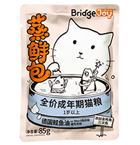 比瑞吉俱樂部蒸鮮包全價(jià)成年期貓糧 添加金槍魚三文魚