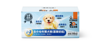 比瑞吉全價(jià)幼年期犬糧(奶糕)專業(yè)渠道190g*6